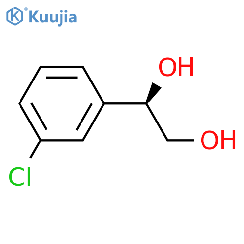(R)-1-(3-Chlorophenyl)-1,2-ethanediol structure