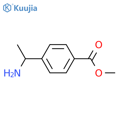 Methyl 4-(1-aminoethyl)benzoate structure