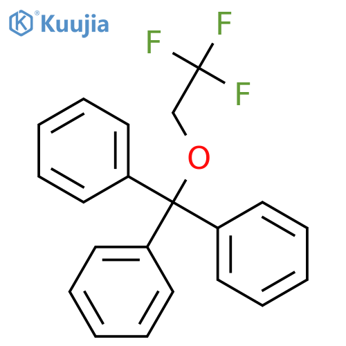 [diphenyl(2,2,2-trifluoroethoxy)methyl]benzene structure