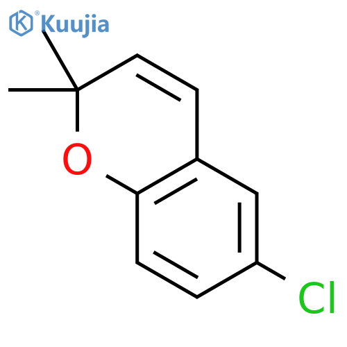 2H-1-Benzopyran, 6-chloro-2,2-dimethyl- structure