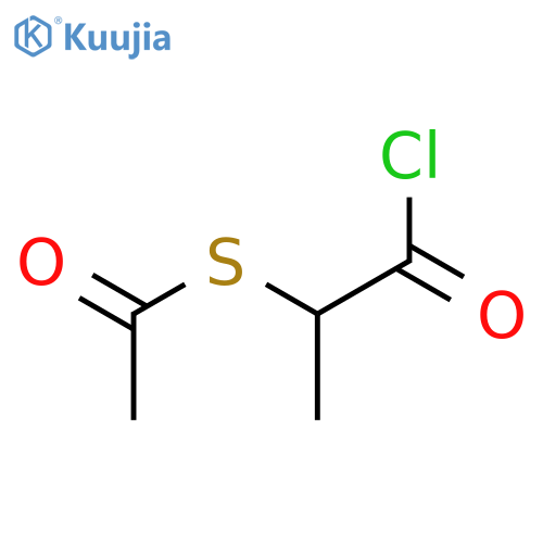 ETHANETHIOIC ACID, S-(2-CHLORO-1-METHYL-2-OXOETHYL) ESTER structure