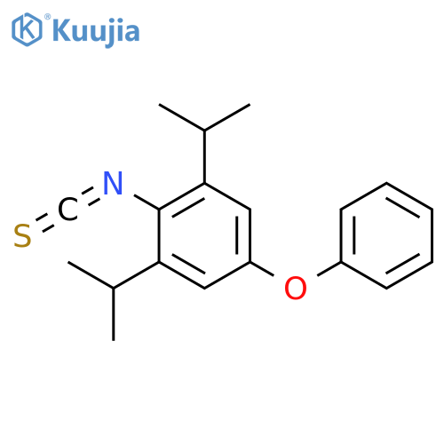 2-Isothiocyanato-1,3-bis(1-methylethyl)-5-phenoxybenzene structure