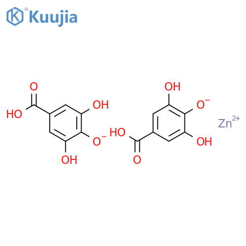 Benzoic acid,3,4,5-trihydroxy-, zinc salt, basic structure
