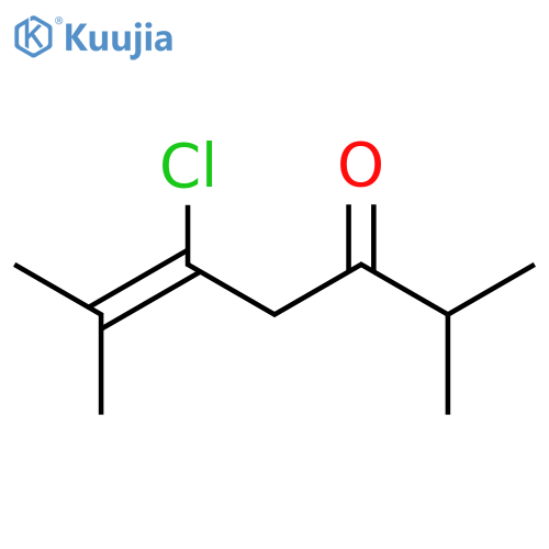 5-Hepten-3-one, 5-chloro-2,6-dimethyl- structure