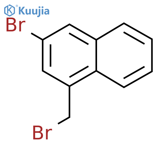 3-Bromo-1-bromomethylnaphthalene structure