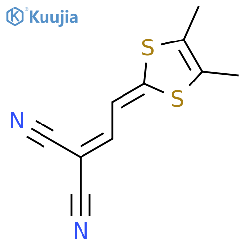 PROPANEDINITRILE, [(4,5-DIMETHYL-1,3-DITHIOL-2-YLIDENE)ETHYLIDENE]- structure