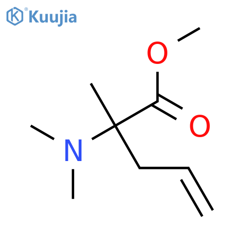 methyl 2-(dimethylamino)-2-methylpent-4-enoate structure