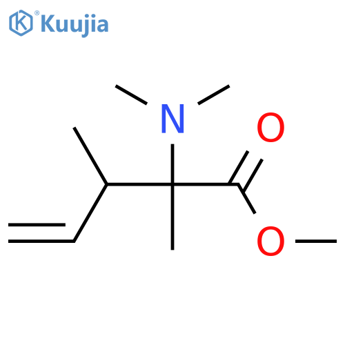 4-PENTENOIC ACID, 2-(DIMETHYLAMINO)-2,3-DIMETHYL-, METHYL ESTER structure