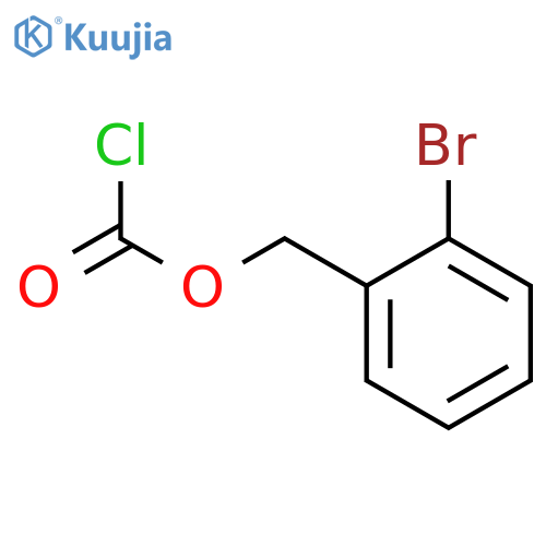 Carbonochloridic acid,(2-bromophenyl)methyl ester structure