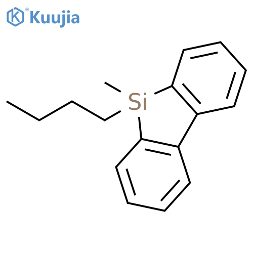 9H-9-Silafluorene, 9-butyl-9-methyl- structure