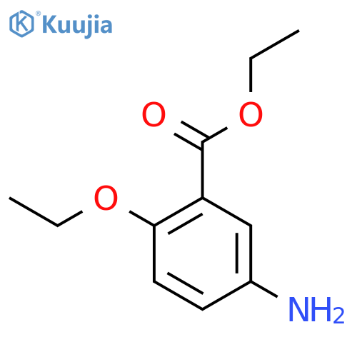 BENZOIC ACID, 5-AMINO-2-ETHOXY-, ETHYL ESTER structure
