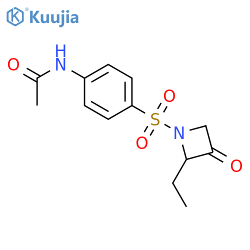 Acetamide, N-[4-[(2-ethyl-3-oxo-1-azetidinyl)sulfonyl]phenyl]- structure