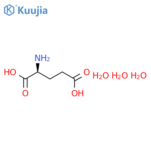 L-Glutamic acid, trihydrate structure