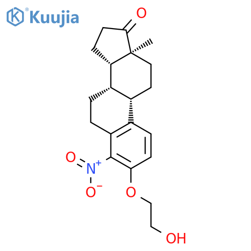 Estra-1,3,5(10)-trien-17-one,3-(2-hydroxyethoxy)-4-nitro- (9CI) structure