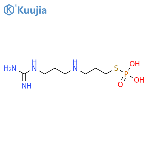 Guanidine, [3-[[3-(phosphonothio)propyl]amino]propyl]- structure