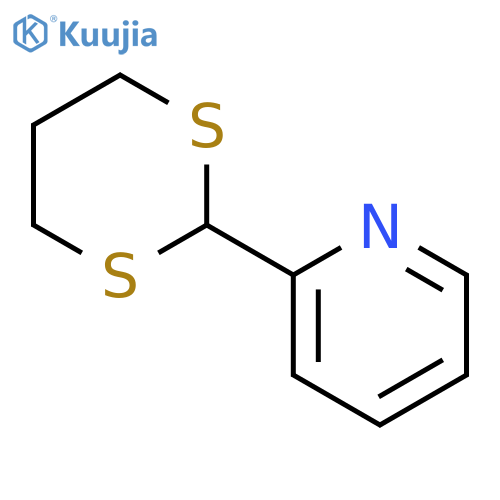 PYRIDINE, 2-(1,3-DITHIAN-2-YL)- structure