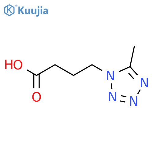1H-TETRAZOLE-1-BUTANOIC ACID, 5-METHYL- structure