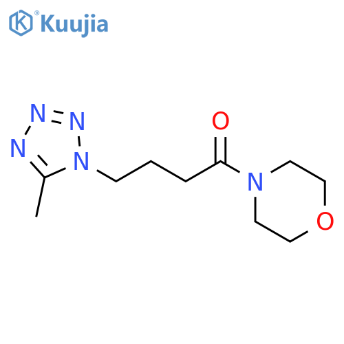 MORPHOLINE, 4-[4-(5-METHYL-1H-TETRAZOL-1-YL)-1-OXOBUTYL]- structure