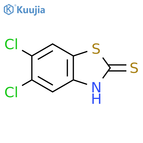 2(3H)-Benzothiazolethione, 5,6-dichloro- structure