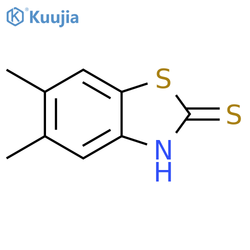 5,6-Dimethylbenzodthiazole-2-thiol structure
