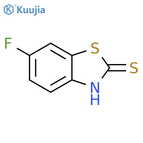 6-Fluoro-2-mercaptobenzothiazole structure