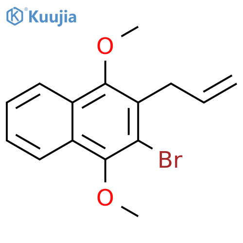 Naphthalene, 2-bromo-1,4-dimethoxy-3-(2-propenyl)- structure