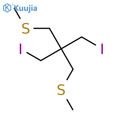 PROPANE, 2,2-BIS(IODOMETHYL)-1,3-BIS(METHYLTHIO)- structure