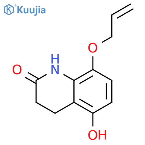 2(1H)-QUINOLINONE, 3,4-DIHYDRO-5-HYDROXY-8-(2-PROPENYLOXY)- structure