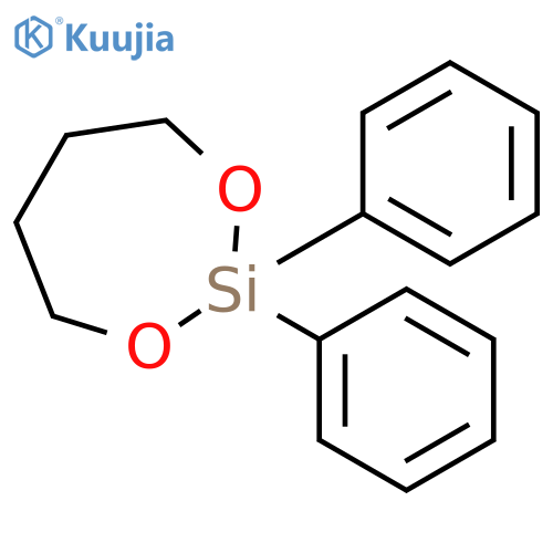 1,3-DIOXA-2-SILACYCLOHEPTANE, 2,2-DIPHENYL- structure