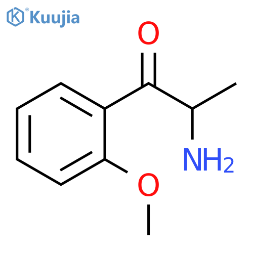 2-amino-1-(2-methoxyphenyl)propan-1-one structure