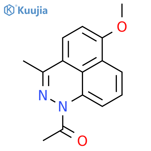 1H-BENZO[DE]CINNOLINE, 1-ACETYL-6-METHOXY-3-METHYL- structure