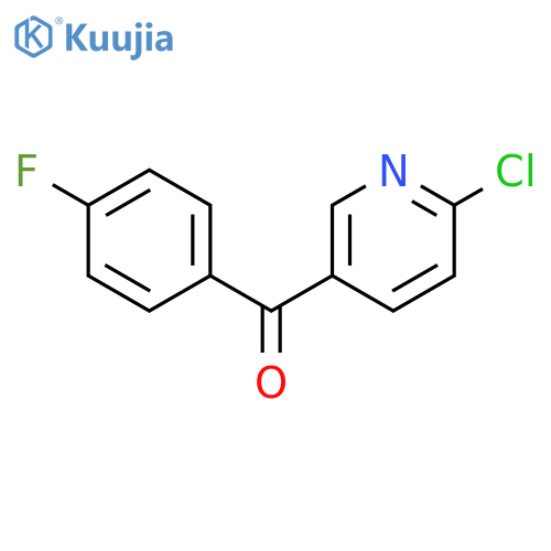 2-Chloro-5-(4-fluorobenzoyl)pyridine structure