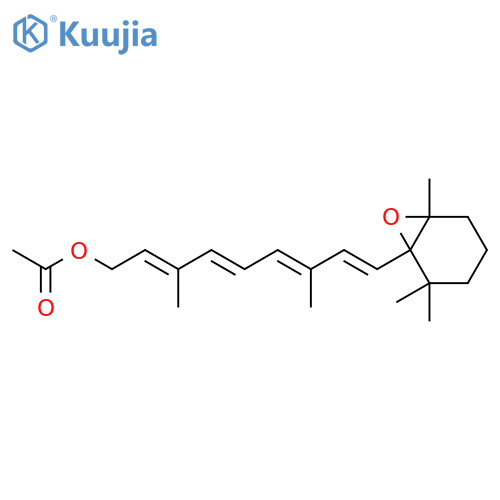 5,6-Monoepoxyretinyl Acetate structure