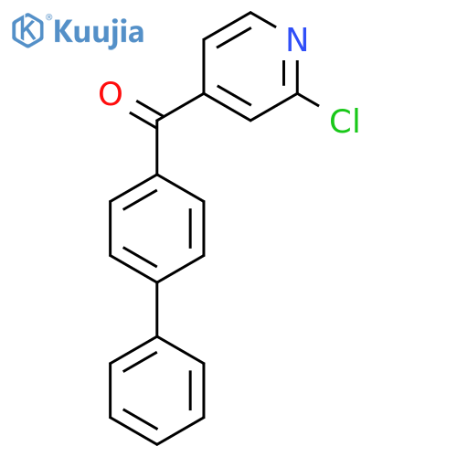 [1,1'-biphenyl]-4-yl(2-chloropyridin-4-yl)methanone structure