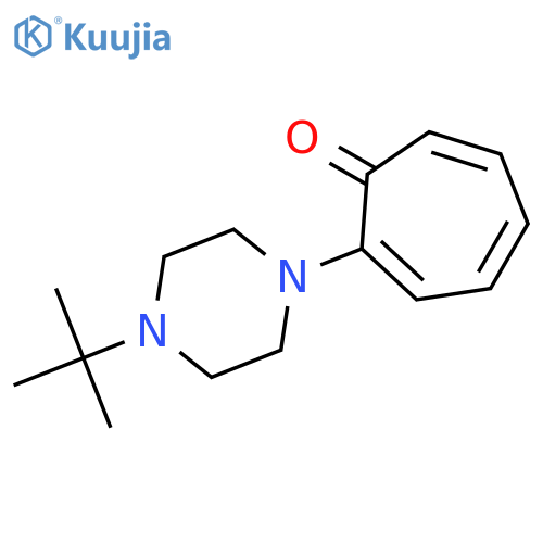 2,4,6-CYCLOHEPTATRIEN-1-ONE, 2-[4-(1,1-DIMETHYLETHYL)-1-PIPERAZINYL]- structure