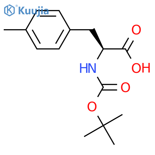 Boc-4-Methylphenylalanine structure