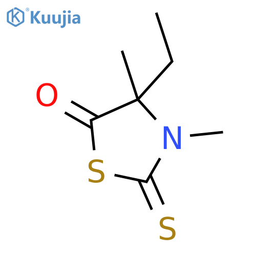 5-Thiazolidinone,4-ethyl-3,4-dimethyl-2-thioxo- structure
