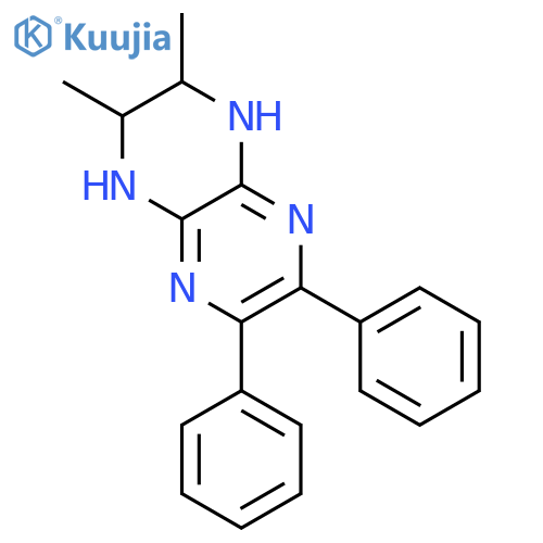 Pyrazino[2,3-b]pyrazine, 1,2,3,4-tetrahydro-2,3-dimethyl-6,7-diphenyl- structure