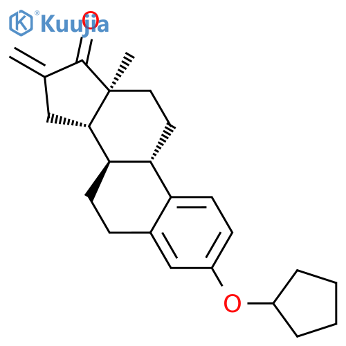 Estra-1,3,5(10)-trien-17-one, 3-(cyclopentyloxy)-16-methylene- structure
