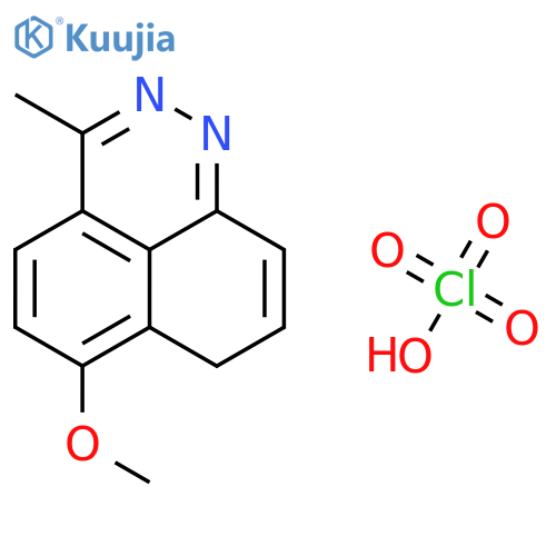 7H-Benzo[de]cinnoline, 6-methoxy-3-methyl-, monoperchlorate structure