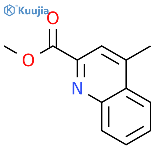 Methyl 4-methylquinoline-2-carboxylate structure
