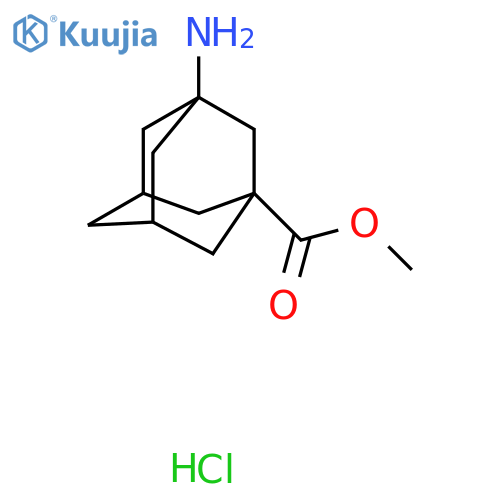 Methyl 3-aminoadamantane-1-carboxylate Hydrochloride structure