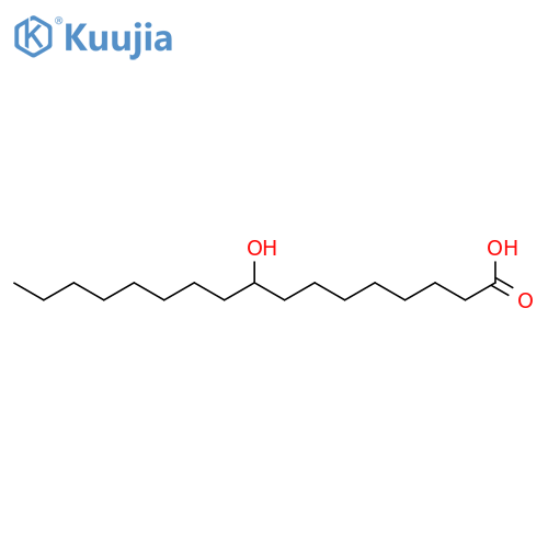 Heptadecanoic acid, 9-hydroxy- structure