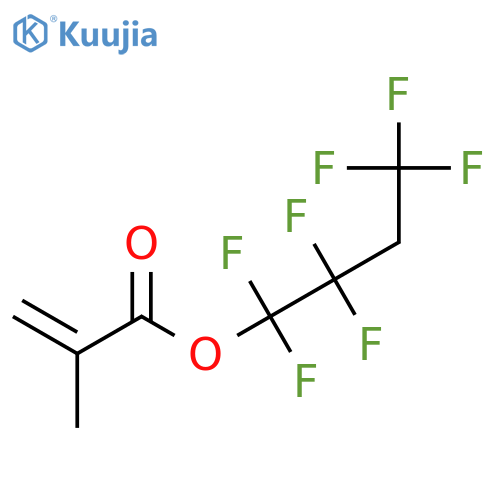2-PROPENOIC ACID, 2-METHYL-, HEPTAFLUOROBUTYL ESTER structure