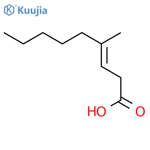 3-Nonenoic acid, 4-methyl-, (E)- structure