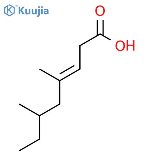 3-OCTENOIC ACID, 4,6-DIMETHYL-, (E)- structure