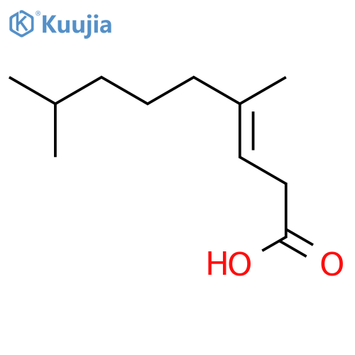 3-Nonenoic acid, 4,8-dimethyl-, (E)- structure