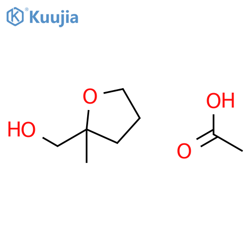 2-Furanmethanol, tetrahydro-2-methyl-, acetate structure