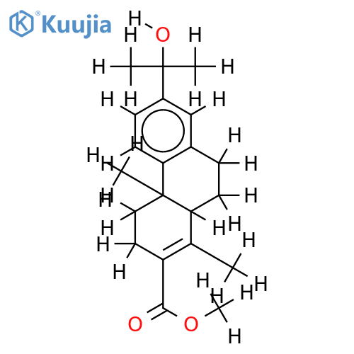 15-hydroxy-18-norabieta-3,8,11,13-tetraene-3-oic acid methyl ester structure