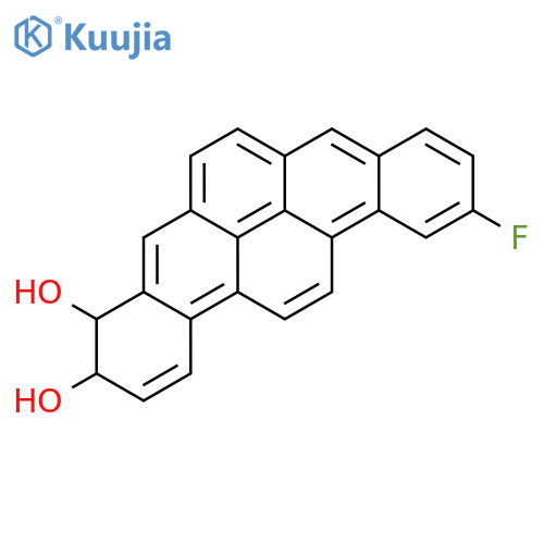 11-fluoro-3,4-dihydrobenzo[rst]pentaphene-3,4-diol structure